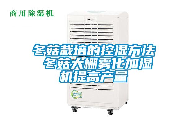 冬菇栽培的控濕方法 冬菇大棚霧化加濕機提高產量