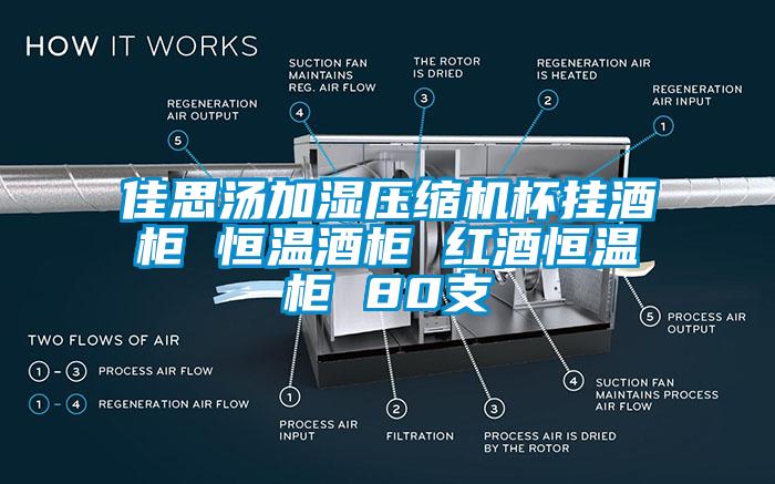 佳思湯加濕壓縮機杯掛酒櫃 恒溫酒櫃 紅酒恒溫櫃 80支