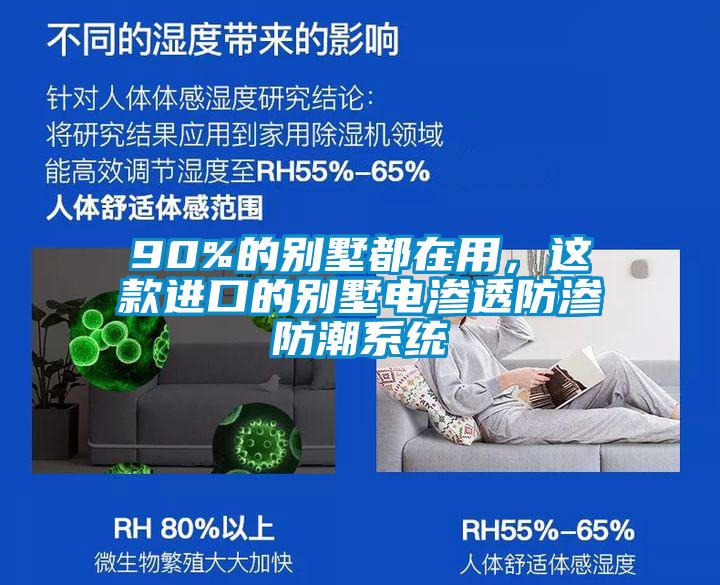 90%的別墅都在用，這款進口的別墅電滲透防滲防潮係統