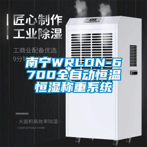 南寧WRLDN-6700全自動恒溫恒濕稱重係統