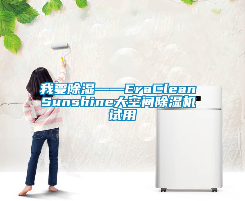 我要除濕——EraClean Sunshine大空間麻豆视频免费看 試用