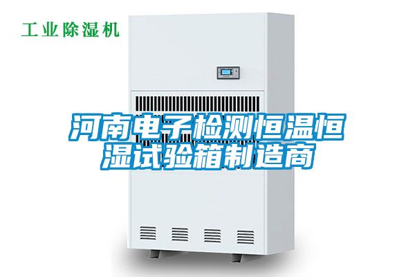 河南電子檢測恒溫恒濕試驗箱製造商